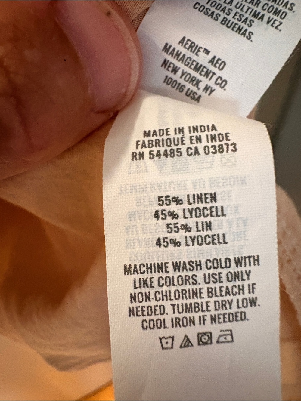 Aerie Ruffled Babydoll Mini Dress in Blush - Picture 4 of 7